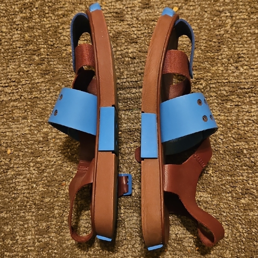 Camper Women's Blue and Brown Sandals - Picture 2 of 6